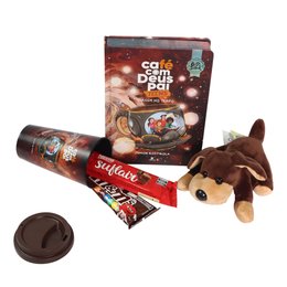 Imagem de Cachorro Dengoso com Chocolates e Café com Deus Pai Teens