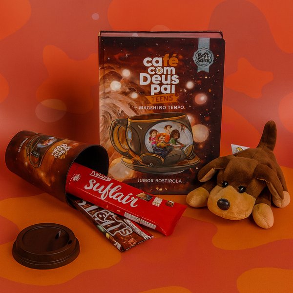 Cachorro Dengoso com Chocolates e Café com Deus Pai Teens