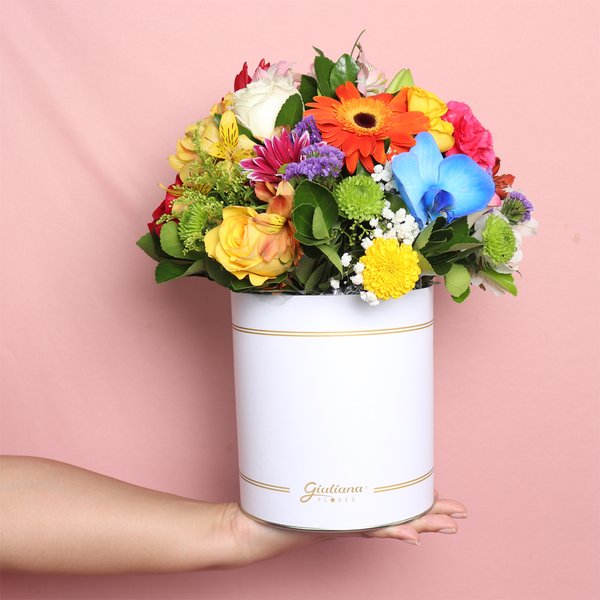 Encanthe Box de Flores e Balões Aniversário