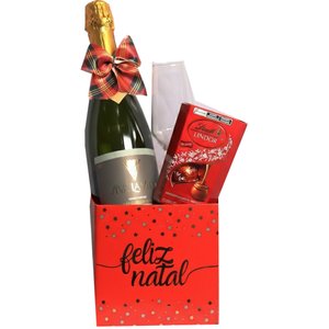 Imagem de Kit Festa de Natal com Espumante Viva La Vida e Lindt