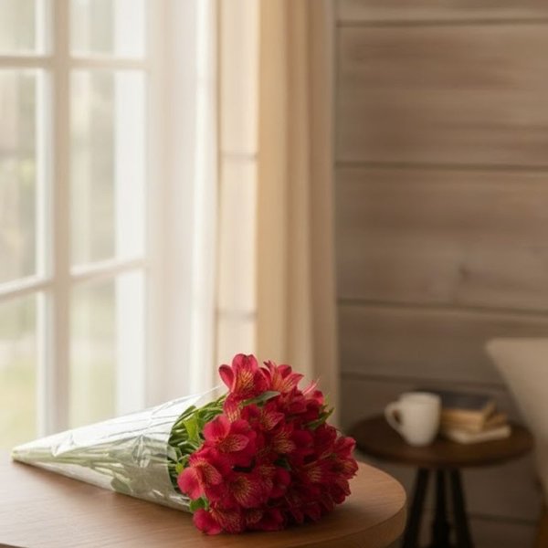 Buquê de Astromélias Pink com 10 Unidades