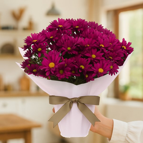 Mini Vaso de Margaridinhas Pink