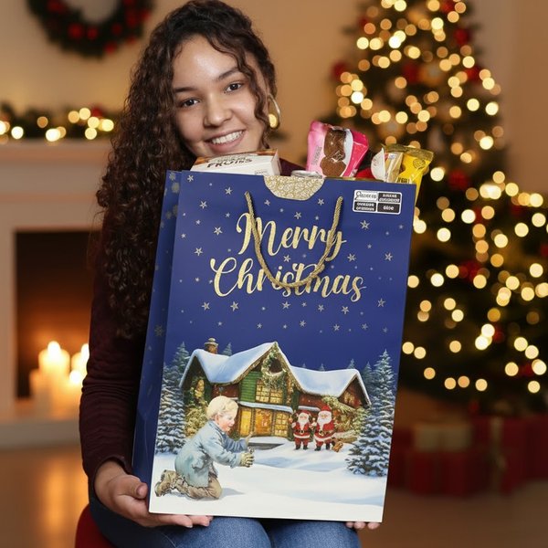 Kit de Natal Especial na Sacola Azul