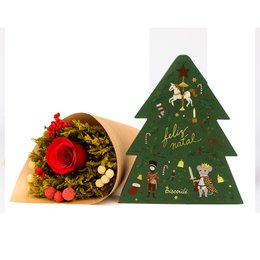 Imagem de Buquê Partitura de Flores Secas e Árvore Speculoos Biscoitê