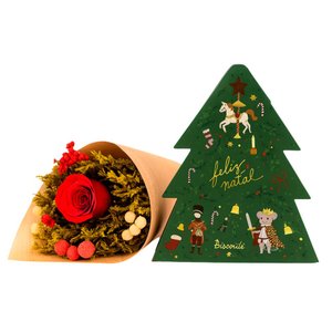 Imagem de Buquê Partitura de Flores Secas e Árvore Speculoos Biscoitê