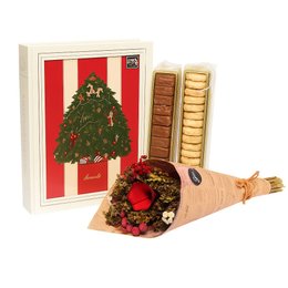 Imagem de Buquê Partitura de Flores Secas e Livro Doces Memórias Biscoitê