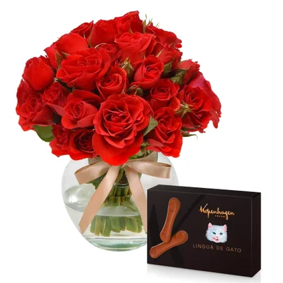 Brisa de Rosas Red e Língua de Gato Kopenhagen