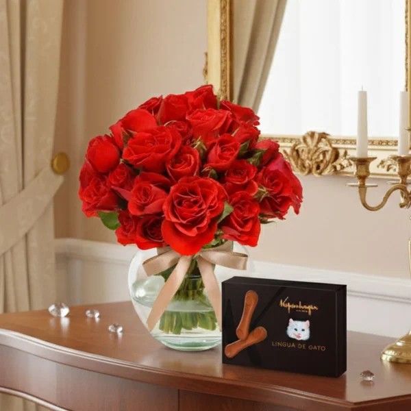 Brisa de Rosas Red e Língua de Gato Kopenhagen