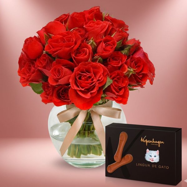 Brisa de Rosas Red e Língua de Gato Kopenhagen