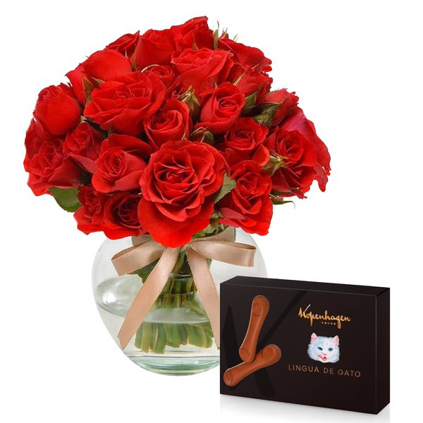 Brisa de Rosas Red e Língua de Gato Kopenhagen