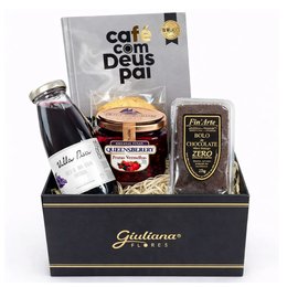 Imagem de Cesta de Guloseimas com Livro Café com Deus Pai edição 2026