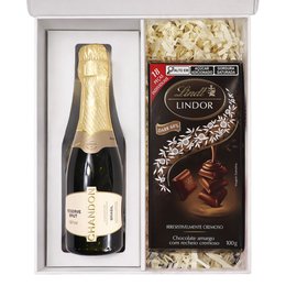 Imagem de Chandon Baby 187ml e Tablete Dark Lindt no Box Explendor