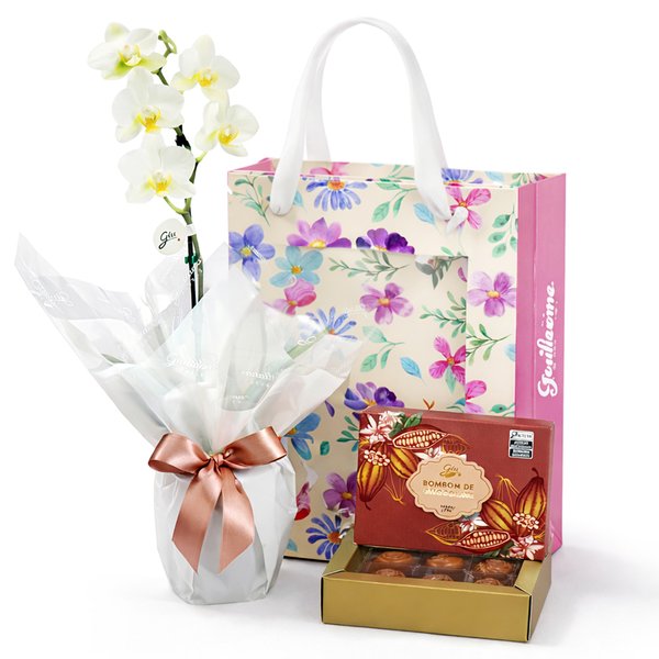 Mini Rara Branca e Bombom Giuliana Flores na Bag Florescer