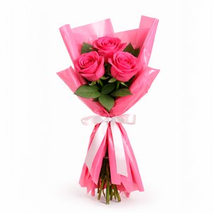 Imagem de Buquê Trio de Rosas Pink