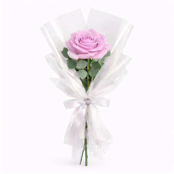 Buquê de Rosa Única Lilás