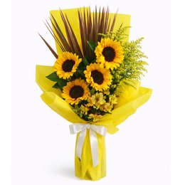 Imagem de Buquê de Flores Amarelas Majestade