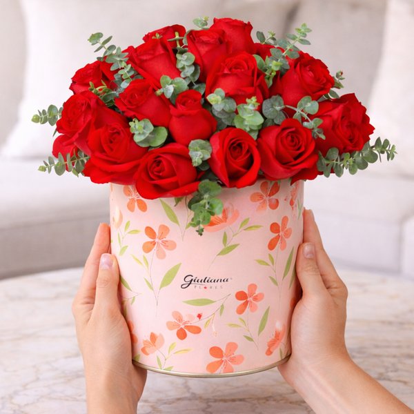 Arranjo Nobreza de Rosas Vermelhas