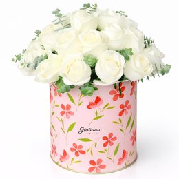 Imagem de Arranjo Nobreza de Rosas Brancas