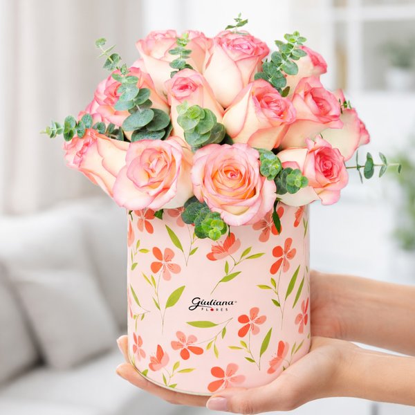 Arranjo Nobreza de Rosas Cor de Rosa