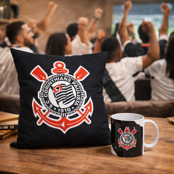 Kit Corinthians Meu Coração é Preto e Branco
