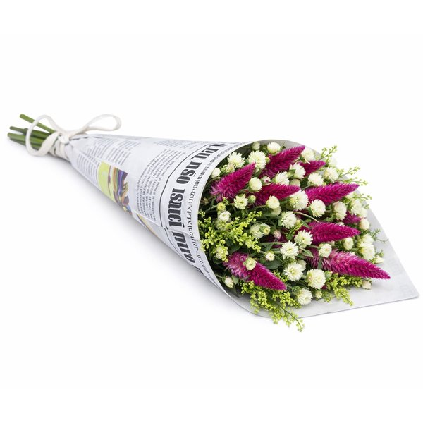 Buquê Primavera Branco Mesclado Mulheres