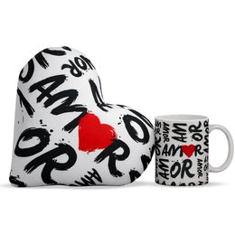 Imagem de Caneca e Almofada Amor