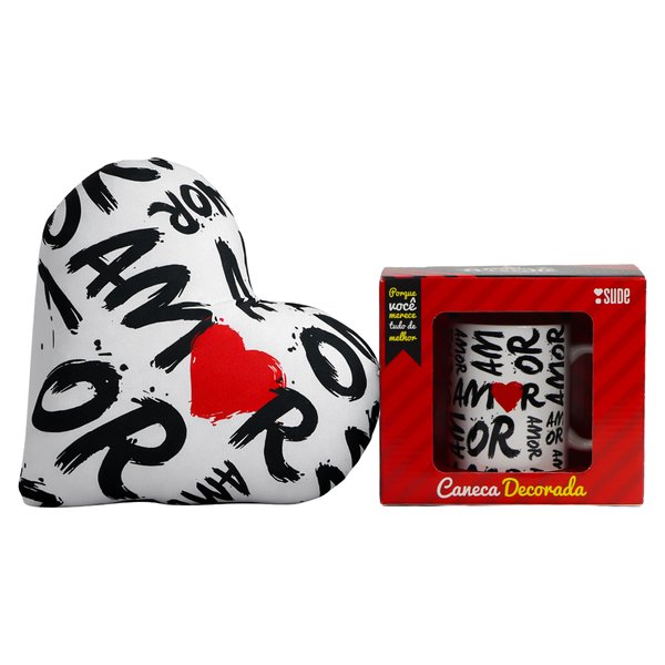Caneca e Almofada Amor