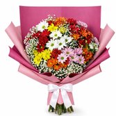 Amável Buquê de Flores do Campo Grande