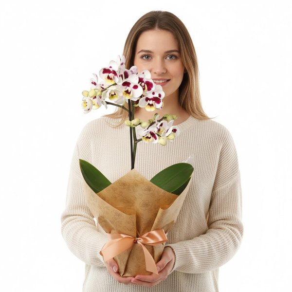 Mini Orquídea Rara Mesclada com 1 Haste