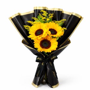 Imagem de Radiante Buquê de 3 Girassóis