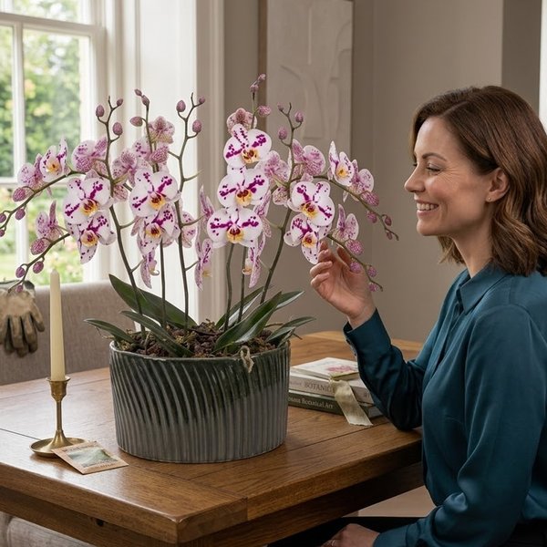 Luxuosas Orquideas Mescladas Presente