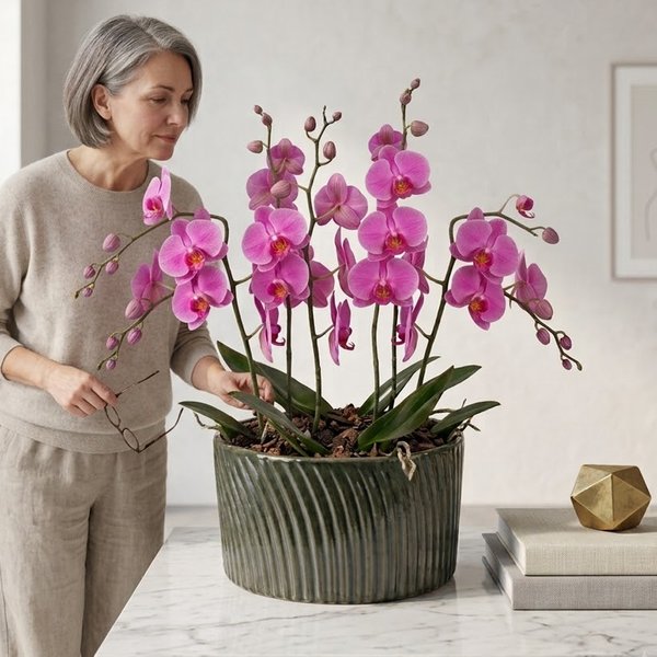Luxuosas Orquideas Pink Presente