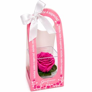 Imagem de Mini Box de Rosa Encantada Pink - Mãe Laço de Amor