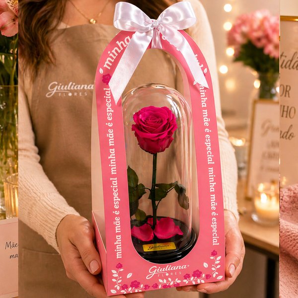 Fabulosa Rosa Encantada Pink - Mãe Mega Amor
