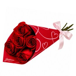 Imagem de Buquê de Rosas Nacionais Vermelho Love