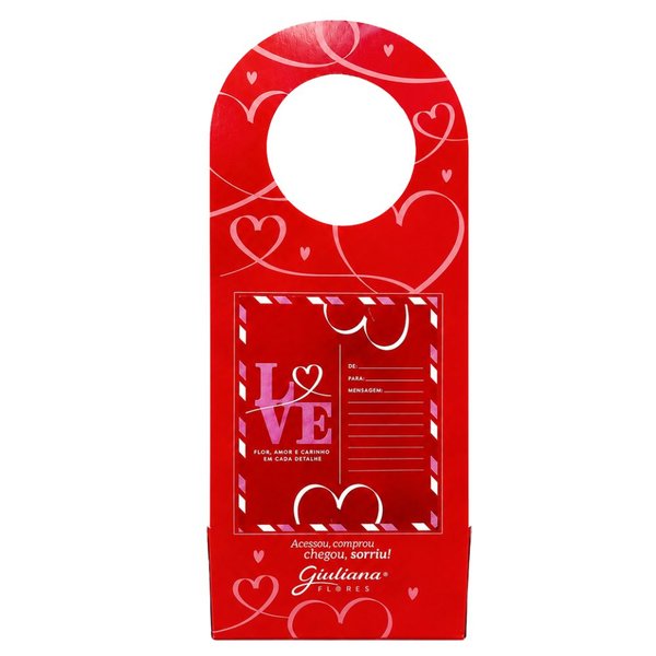 3 Lindas Rosas Vermelhas na Bag Love