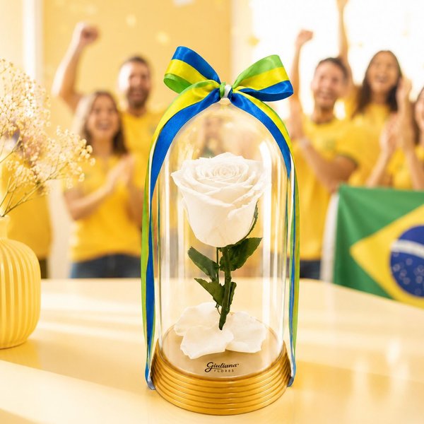 A Bela Rosa Encantada Branca Brasil