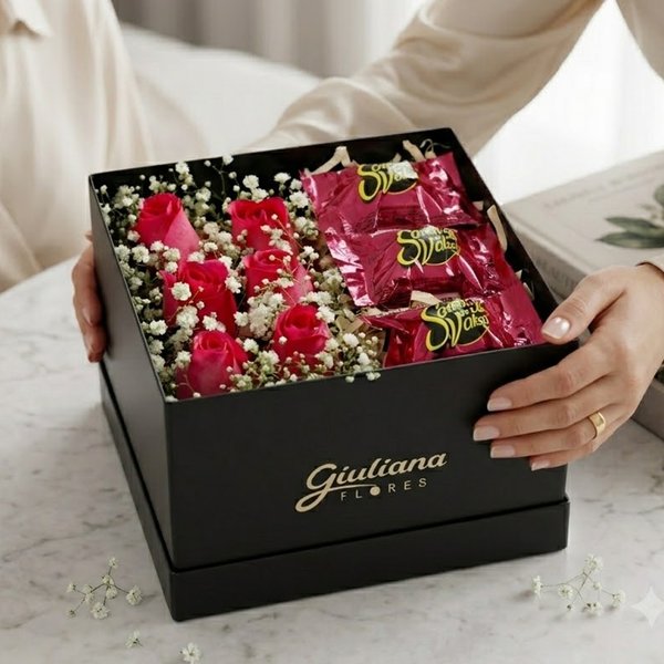 Caixa Encanto das Rosas Pink e Sonho de Valsa