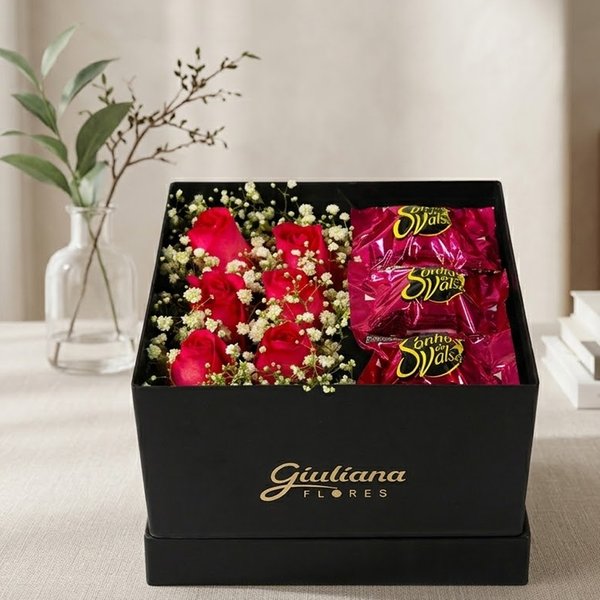 Caixa Encanto das Rosas Pink e Sonho de Valsa