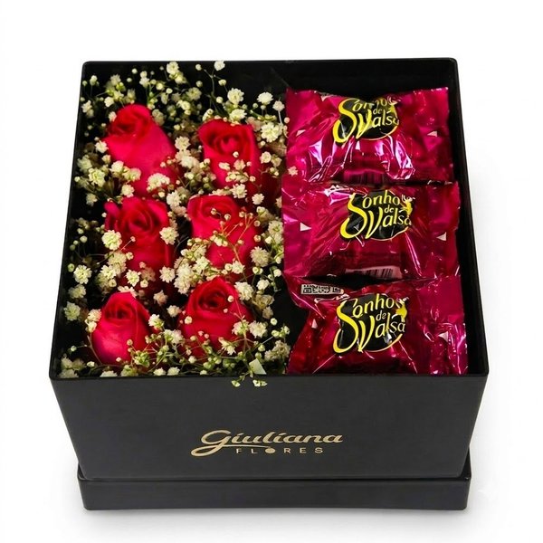 Caixa Encanto das Rosas Pink e Sonho de Valsa