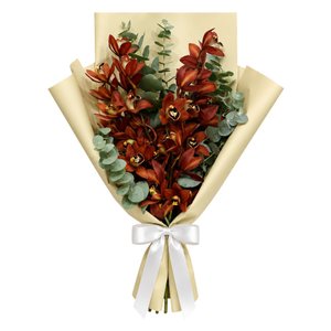 Imagem de Buquê de Orquidea Cymbidium Chocolate