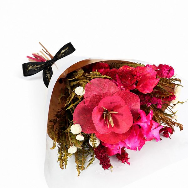 Buquê Criativo de Flores Secas Pink
