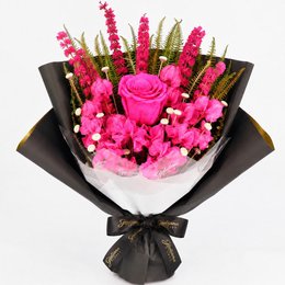 Imagem de Buquê Raridade de Flores Secas Pink