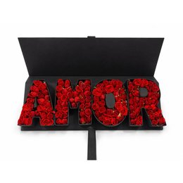 Imagem de Caixa Surpresa Amor com Rosas Spray Vermelhas