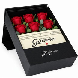 Imagem de Rosas Vermelhas na Caixa Surpresa Preta - Versão Pocket
