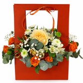 Mix de Flores na Bag Sensação Vermelha