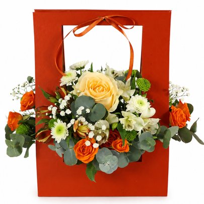 Mix de Flores na Bag Sensação Vermelha