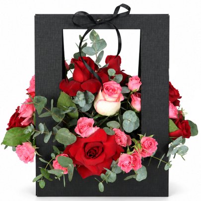 Mix de Flores na Bag Sensação Preta