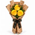 Trio de Rosas Amarelo - Jardim das Borboletas