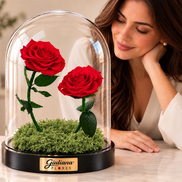 Rosa Encantada Vermelha  Suprema Dueto